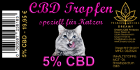 CBD f&uuml;r Katzen Broad Spectrum 5 % CBD