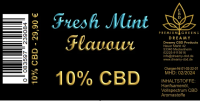 10% CBD Bio-Hanfsamen&ouml;l (fresh mint flavour)
